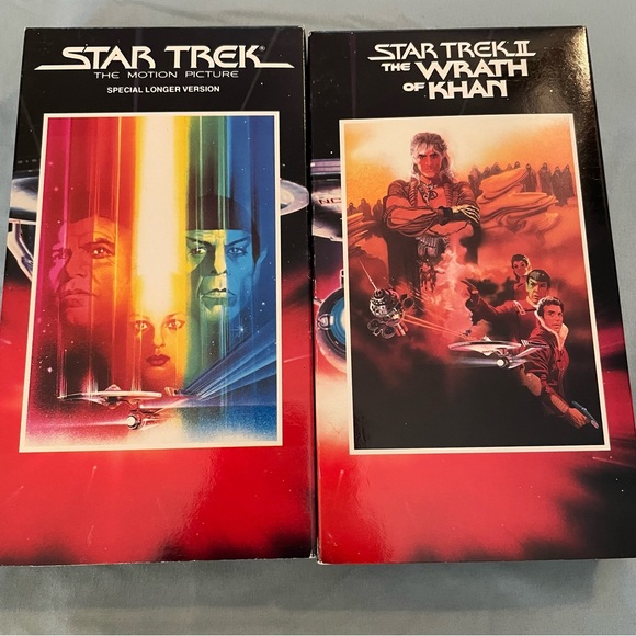 Star Trek Movies I-V 25th Anniversary Collector’s Box VHS 1991 Vintage Sci-fi - Picture 8 of 13